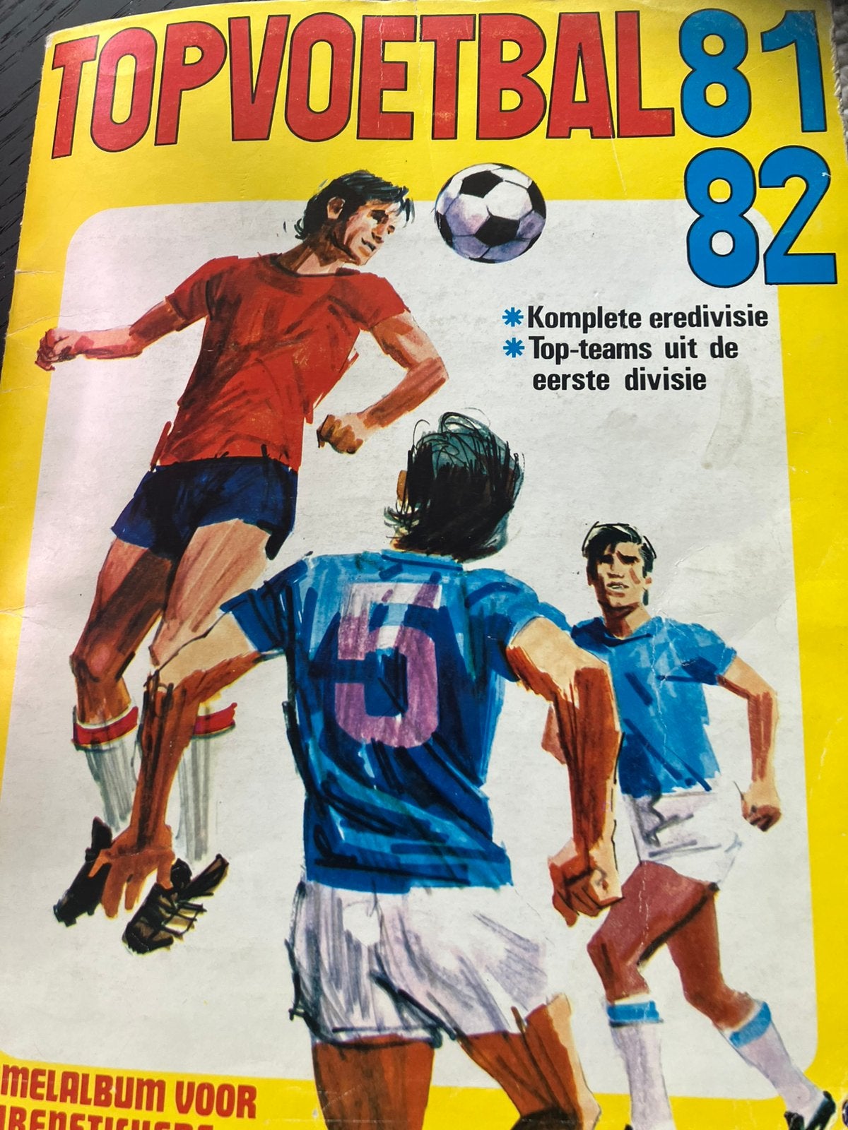 Panini vanderhout voetbal 81/82, Ophalen of Verzenden, Zo goed als nieuw, Buitenlandse clubs, Boek of Tijdschrift