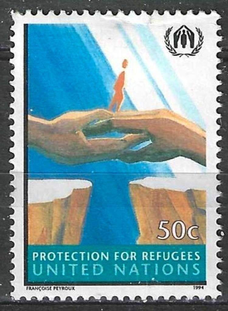 VN-New York 1994 - Yvert 655 - Vluchtelingen (ZG), Verzenden, Postfris, Noord-Amerika