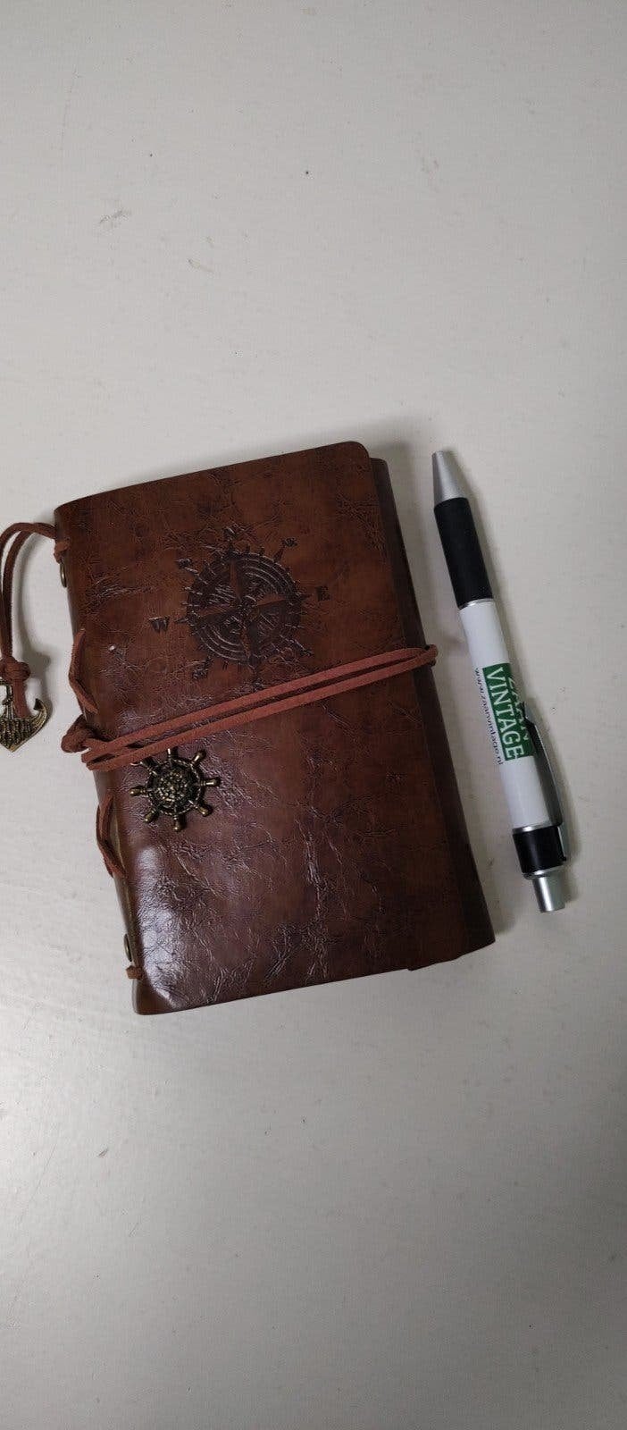 Agenda organizer bruin leder model junior 80 x 125 mm (K705), Diversen, Agenda's, Onbekend, Nieuw, Ophalen of Verzenden, Onbekend