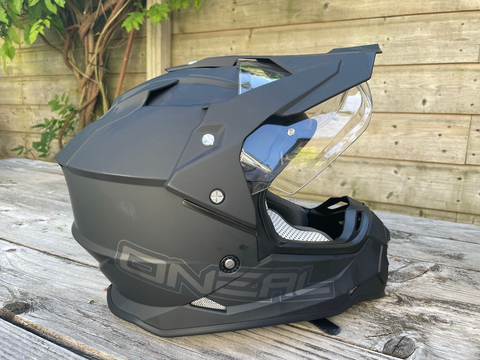 O'Neal Sierra Helm Flat Zwart - Maat S, Motoren, Kleding | Motorhelmen, Ophalen of Verzenden, S, Nieuw met kaartje, Overige merken