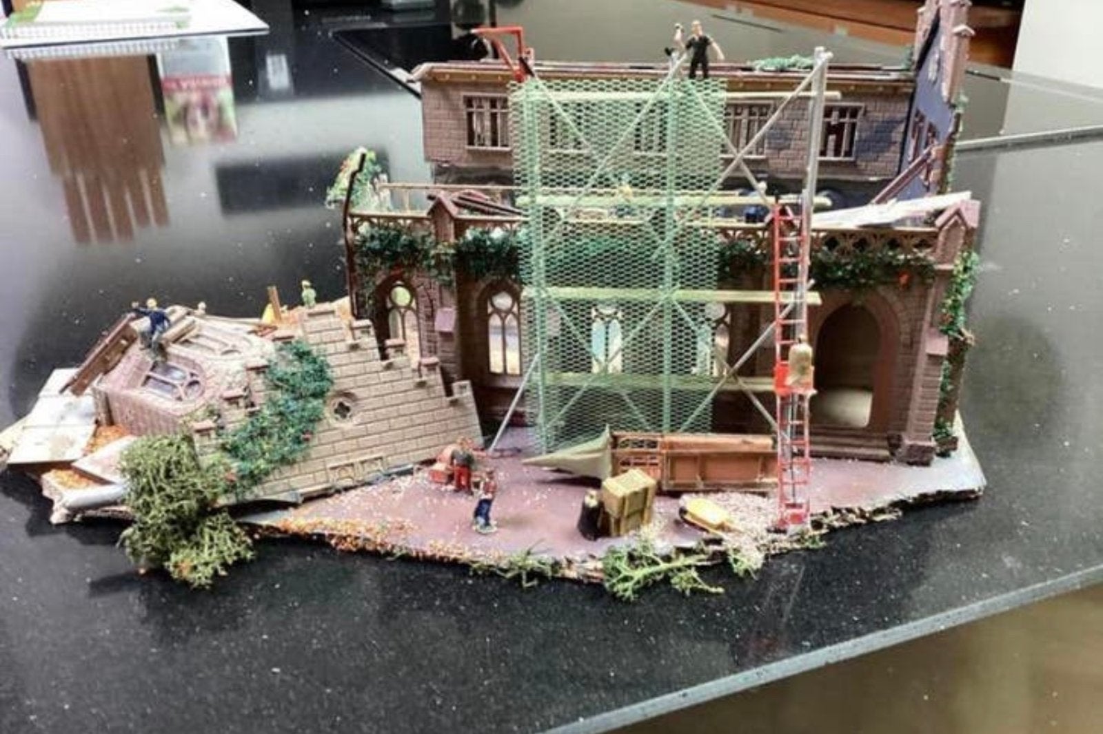 Leuk diorama 1:87, Verzenden, Gebruikt, 1:50 of kleiner