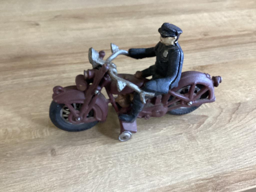 Gietijzeren Harley Davidson beeld, Ophalen, Zo goed als nieuw, Overige typen