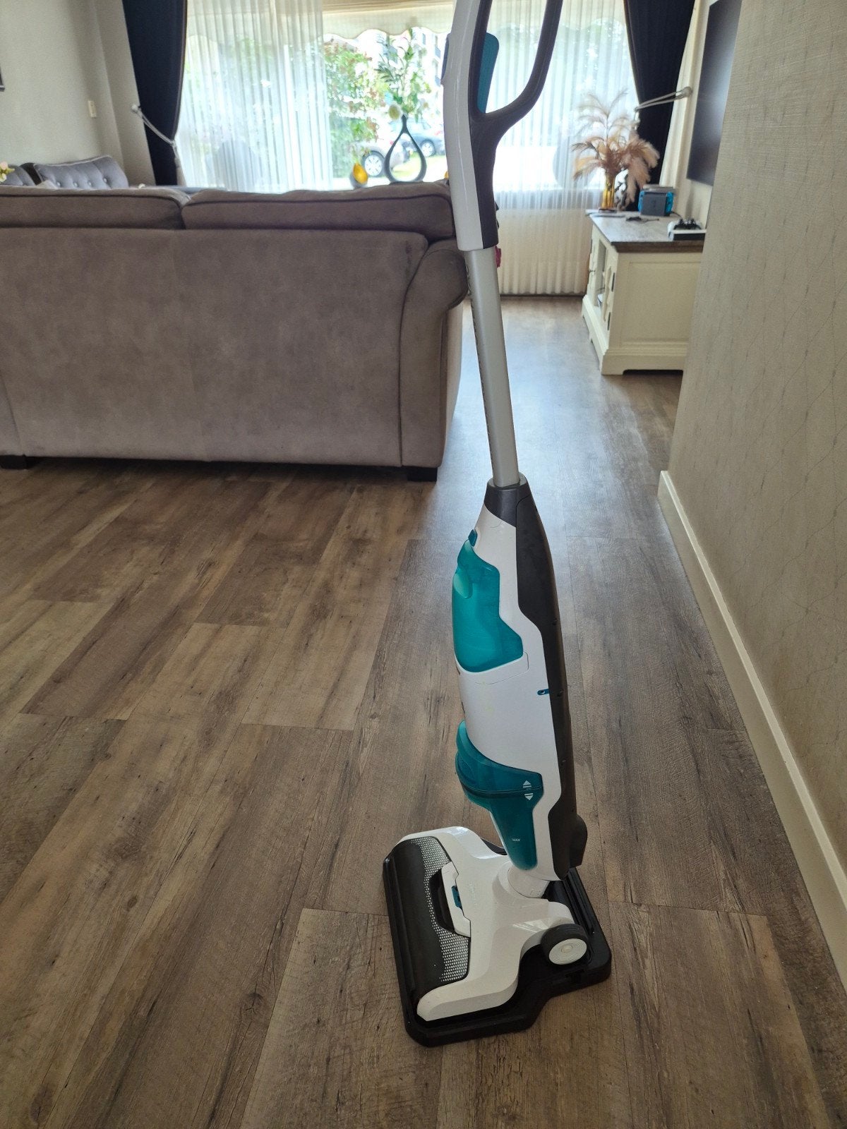 Leifheit Regulus Aqua PowerVac 2-in-1 Steelstofzuiger, Ophalen, Overige merken, Zo goed als nieuw, Draadloos