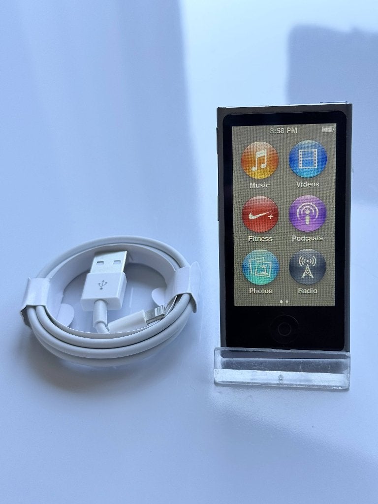 Apple iPod Nano 7e Generatie Space Grey 16GB, Gebruikt, Overige kleuren, Ophalen of Verzenden, Nano