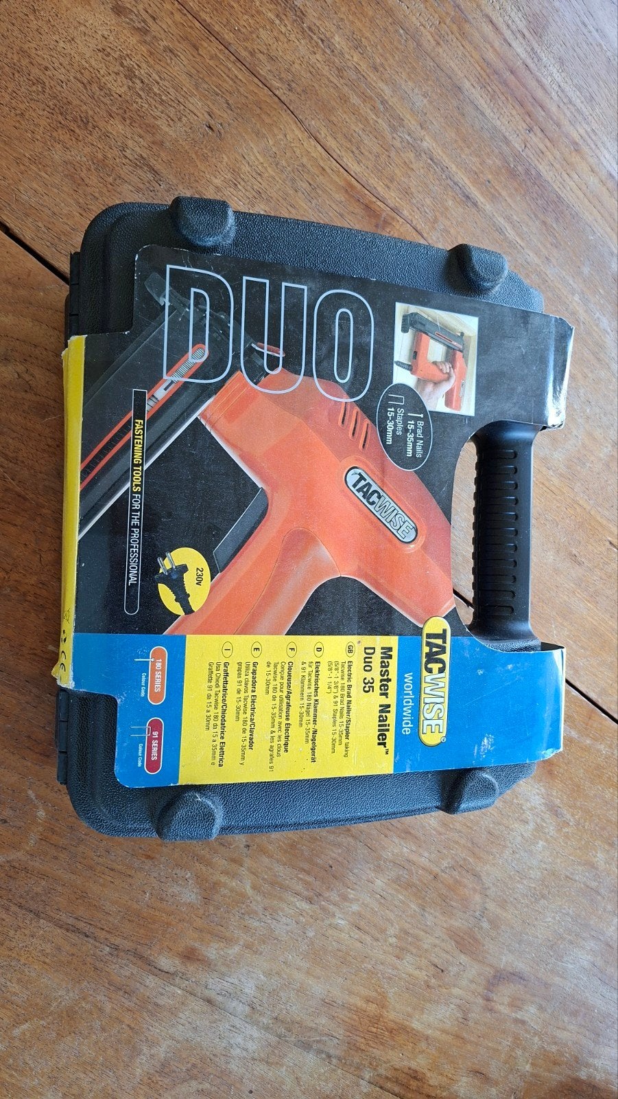 Tacwise Duo 35 Master Nailer - Elektrische tacker, Ophalen of Verzenden, Zo goed als nieuw, Tacker/nietmachine, Overige merken