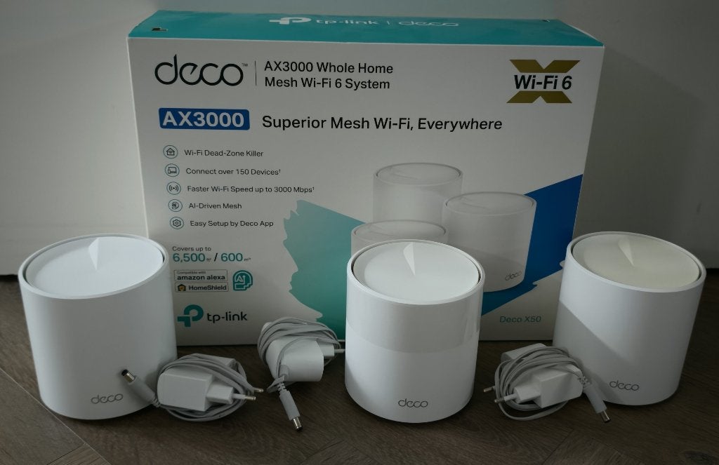 Deco AX3000 X50 Wi-Fi 6 Mesh System, Computers en Software, WiFi-versterkers, Ophalen of Verzenden, Gebruikt, TP-Link Deco