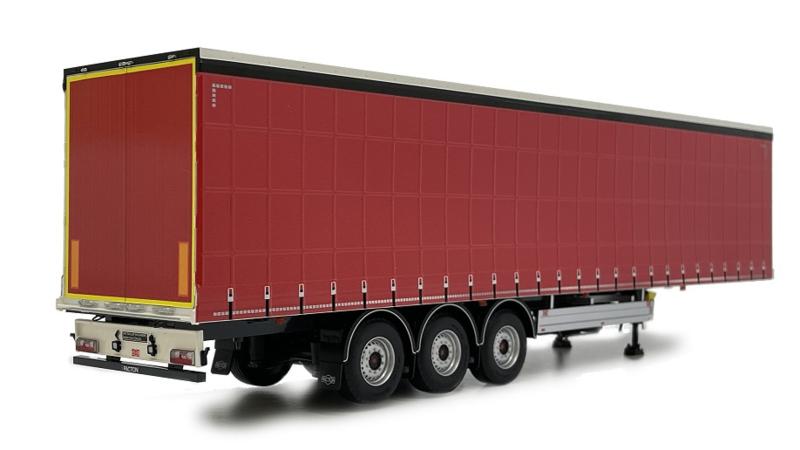 Pacton Curtainsider Trailer Marge Models, Overige merken, Nieuw, Ophalen of Verzenden, Bus of Vrachtwagen