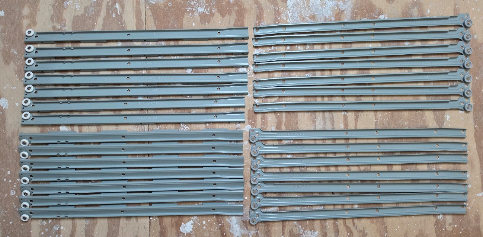 IKEA KNOXHULT ladegeleiders / laderails – 14 sets – nieuw, Ophalen of Verzenden, Nieuw