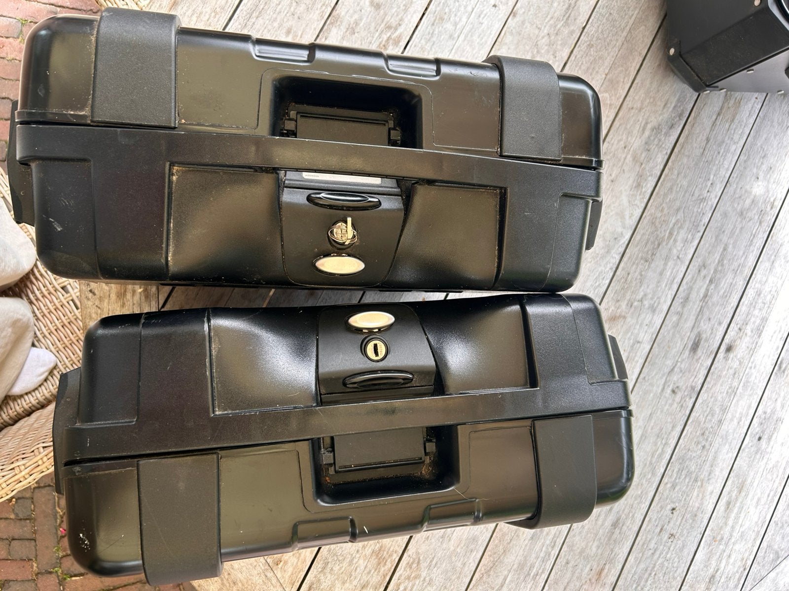 Set van 2 GIVI trek zijkoffers, Ophalen, Gebruikt
