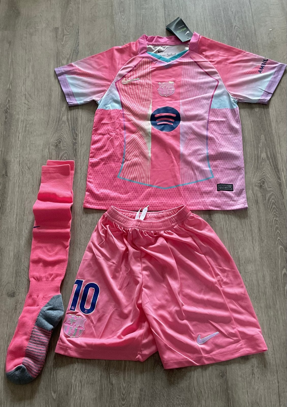 FC Barcelona Lamine Yamal tenue roze - Maat 158, Ophalen of Verzenden, Nieuw, Maat 34 (XS) of kleiner, Roze
