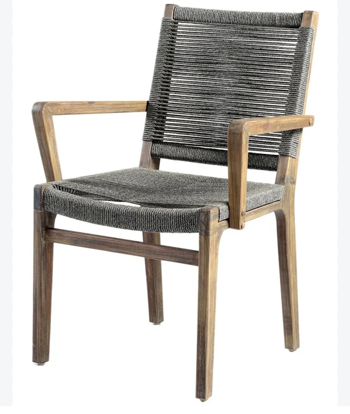 moderne eetkamer stoel, hout, grijs, touw, Ophalen, Zo goed als nieuw, Vijf, Zes of meer stoelen, Hout