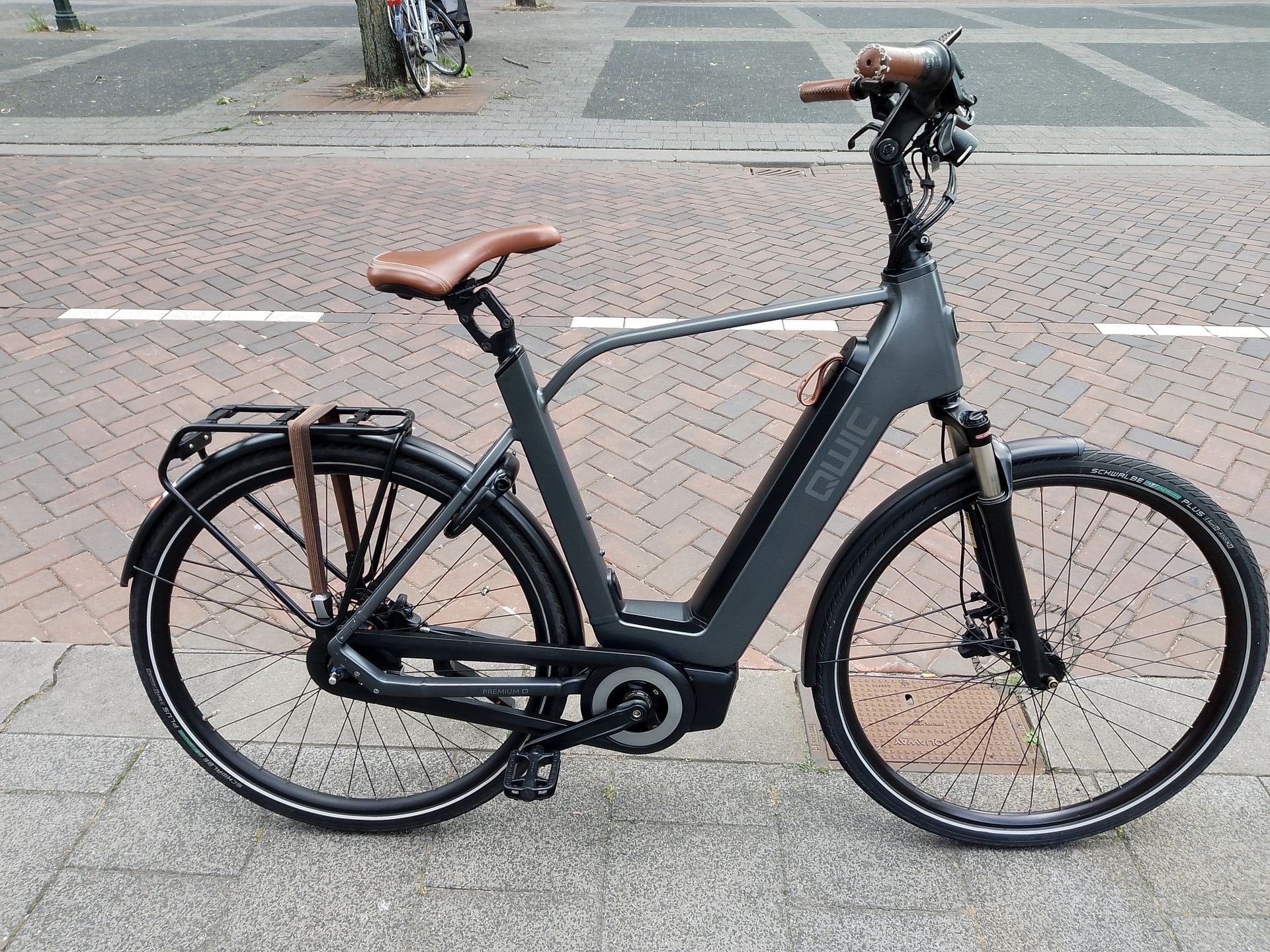 Qwic Premium Q MN8 h60 elektrische herenfiets middenmotor, Gebruikt, -, -, -
