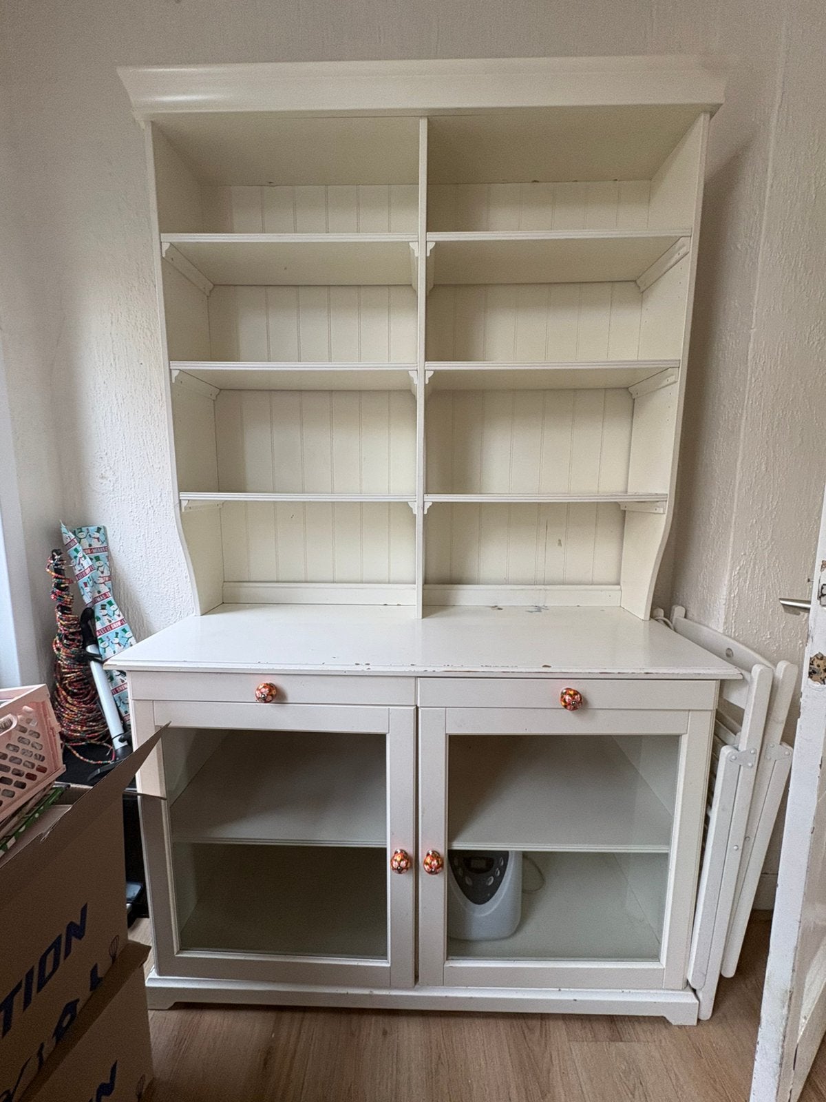Gratis IKEA LIATORP buffetkast/boekenkast, Ophalen, 100 tot 150 cm, 200 cm of meer, Zo goed als nieuw