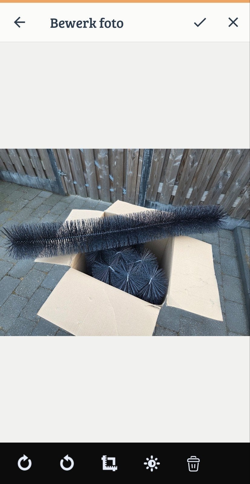 Vogelwering zonnepanelen dakgoot borstels, Ophalen, Nieuw