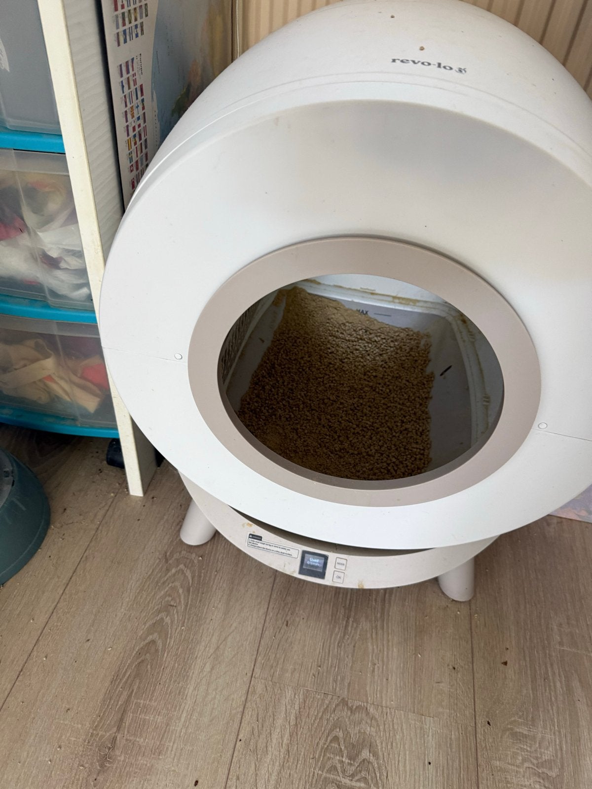 Kattenbak, Ophalen, Zelfreinigend, Gebruikt, Open