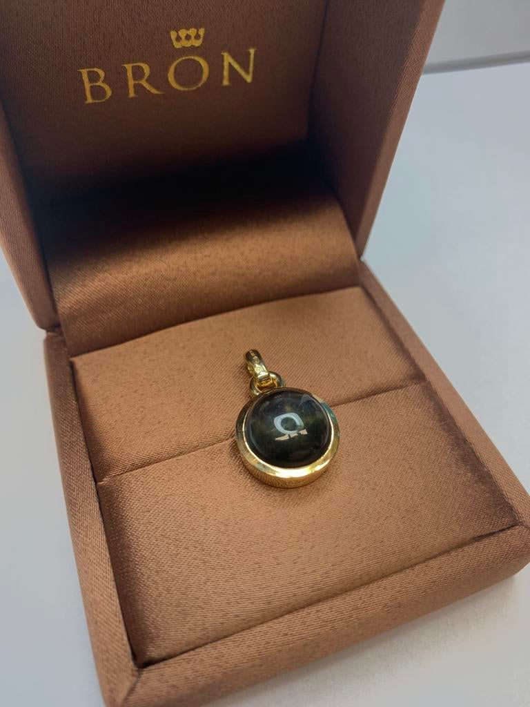 Bron hanger indigoliet toermalijn, Overige merken, Oudewater, Zo goed als nieuw, Goud