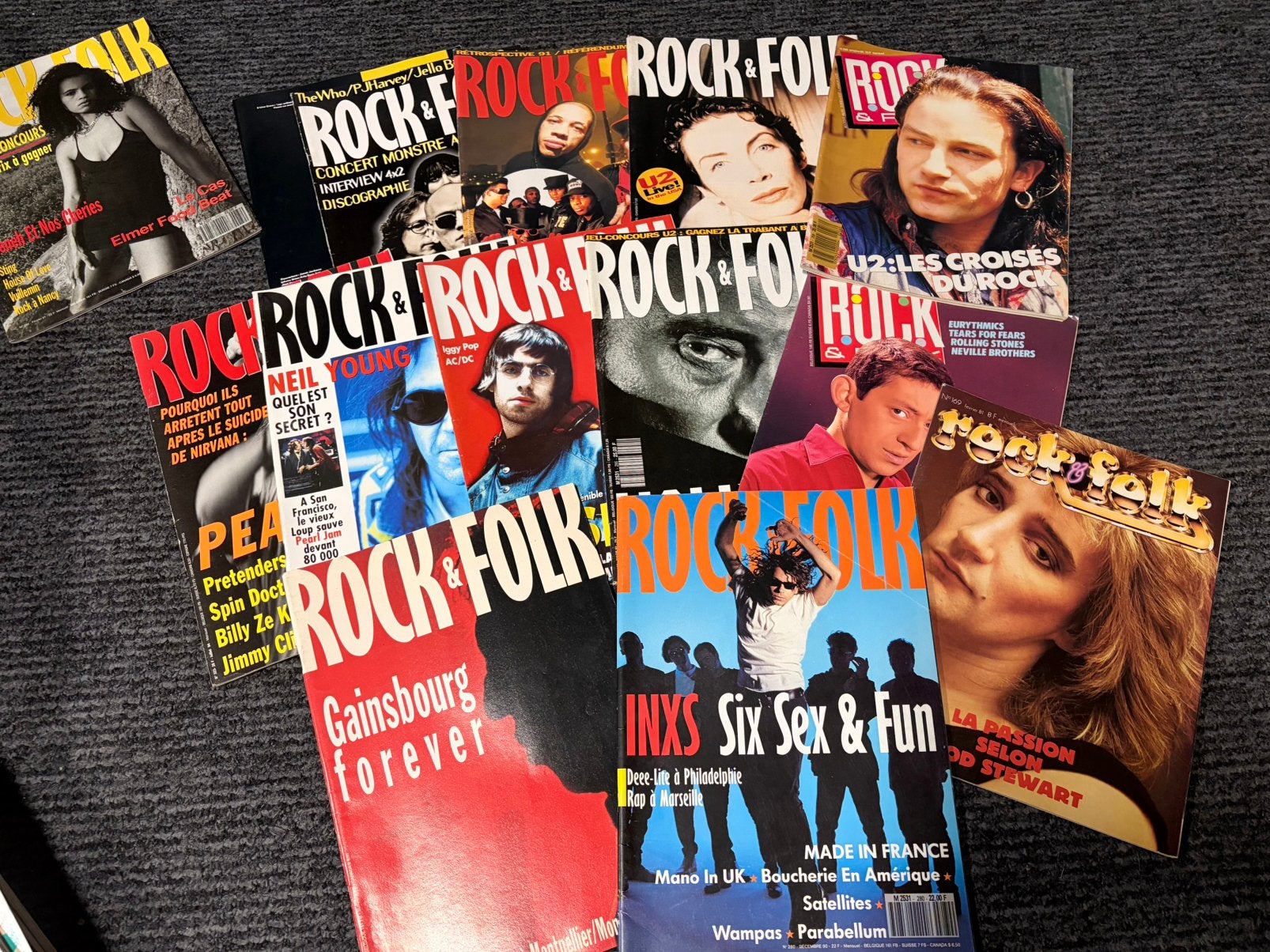 14 Rock Folk magazines, Ophalen of Verzenden, 1980 tot heden, Tijdschrift