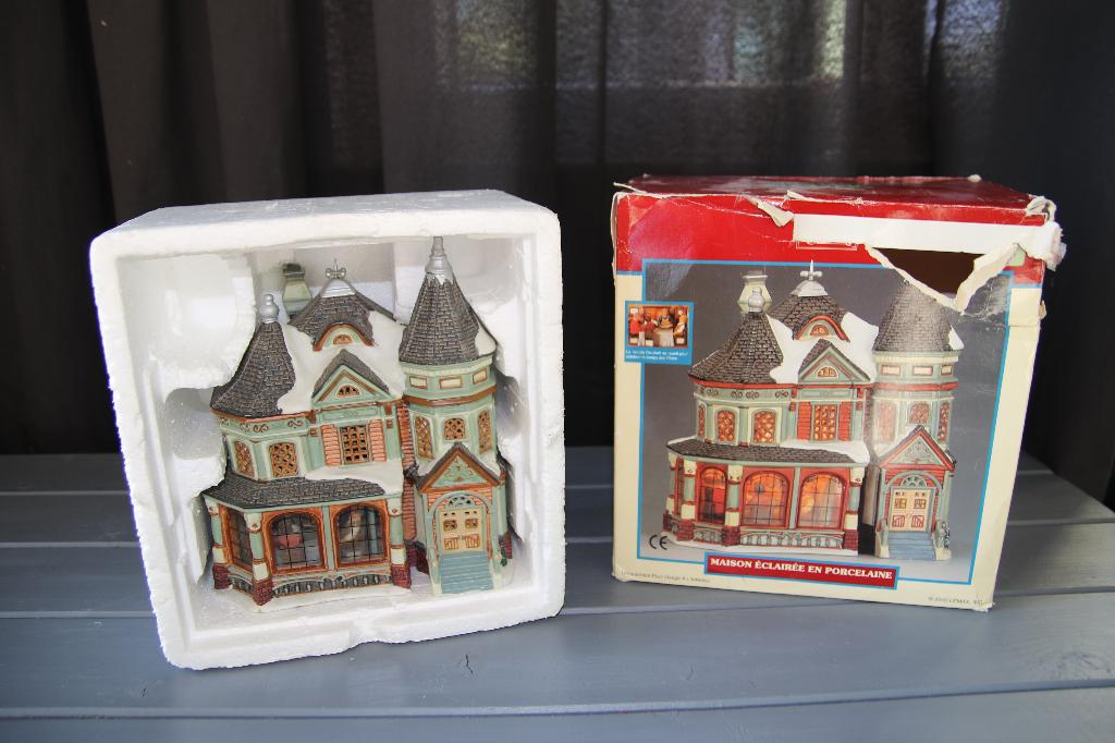 Lemax Crockett family Home voor kerstdorp, Diversen, Ophalen of Verzenden, Gebruikt