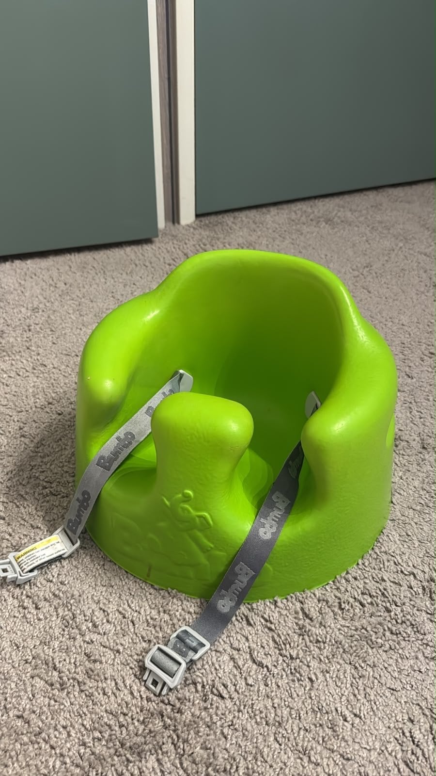 Bumbo vloerzitje voor baby - Groen, Ophalen, Zo goed als nieuw, Overige typen, Gordel(s)