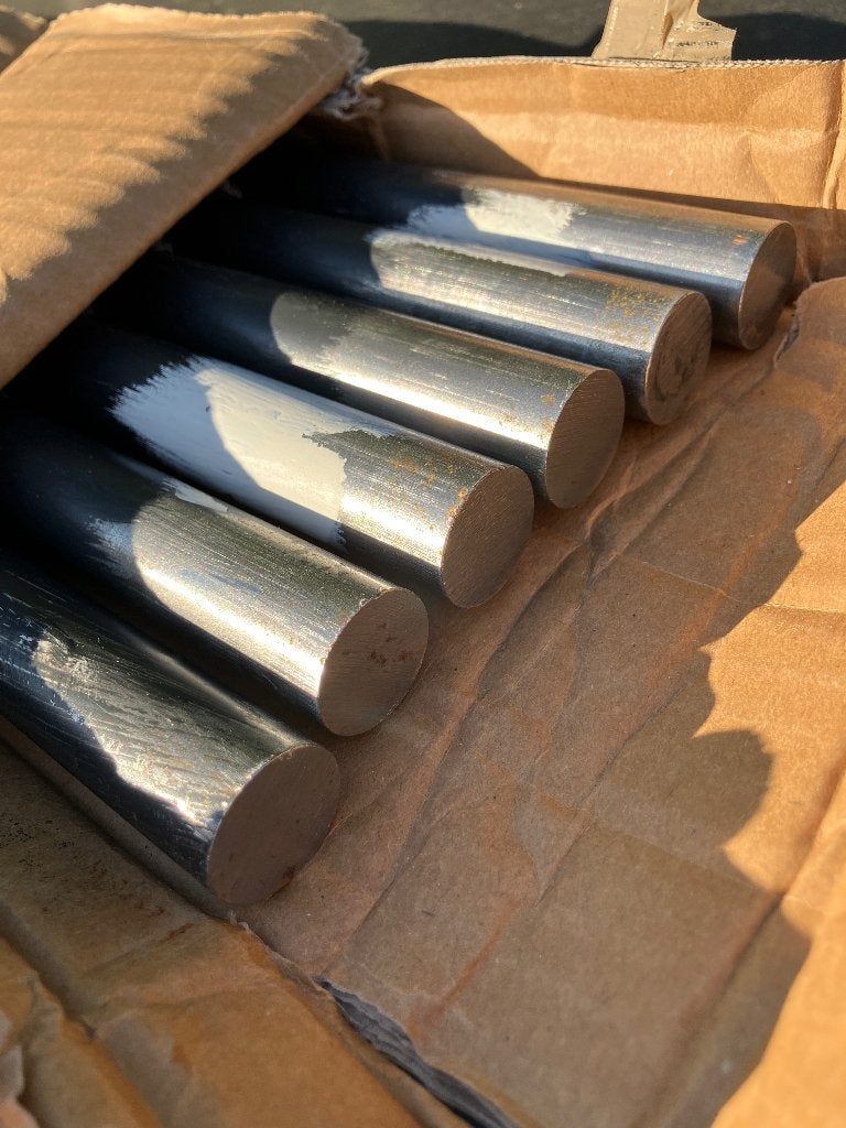 Zes zware massieve stalen staven dik circa 20mm lang 1m, Ophalen, Zo goed als nieuw, 250 mm of meer, Overige typen