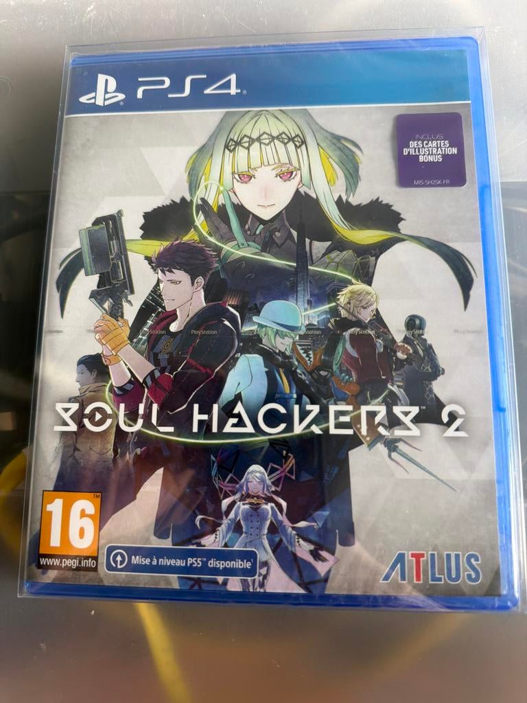 Soul Hackers 2 (PS4) - RPG met bonus illustratiekaarten, 1 speler, Nieuw, Ophalen of Verzenden, Role Playing Game (Rpg)