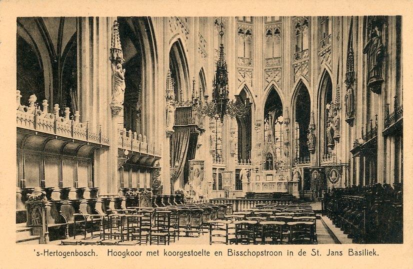 DEN BOSCH – Sint-Jansbasiliek Hoogkoor 1933 (DR154), Verzenden, 1920 tot 1940, Gelopen, Noord-Brabant