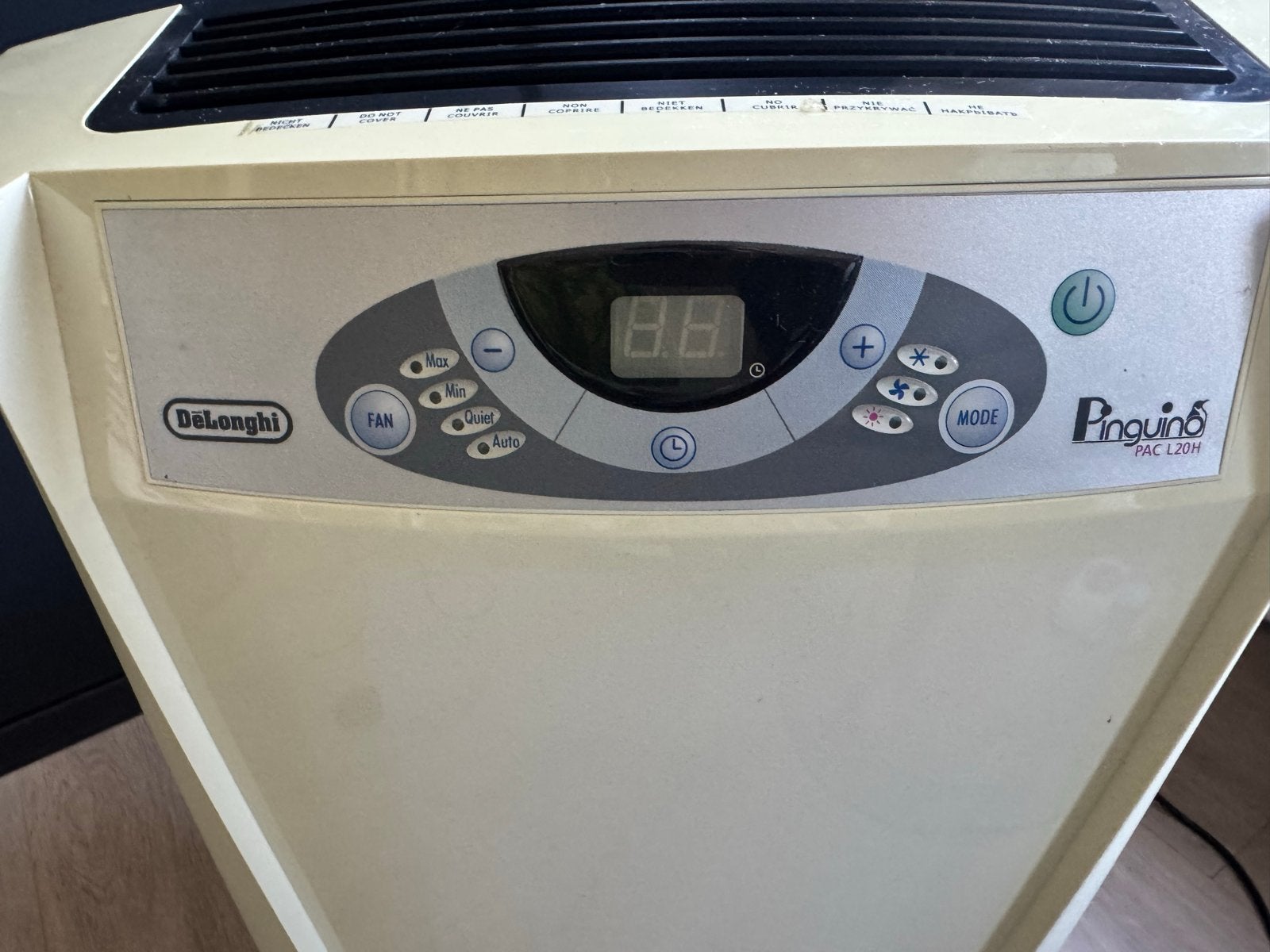 Mobiele Airco Delonghi Pinguino PAC L20H - Werkt perfect!, Ophalen, Gebruikt, Minder dan 60 m³, 3 snelheden of meer