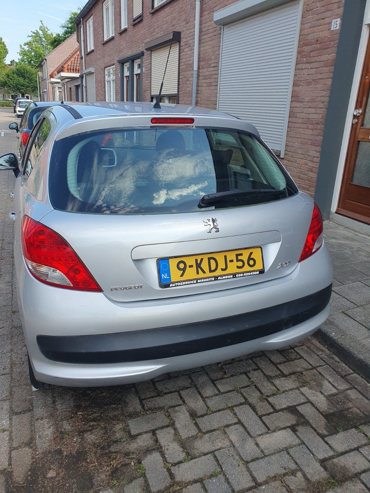 Peugeot 207 1.4 5DRS 2011 Grijs, Auto's, Voorwielaandrijving, Stof, Zwart, 4 cilinders