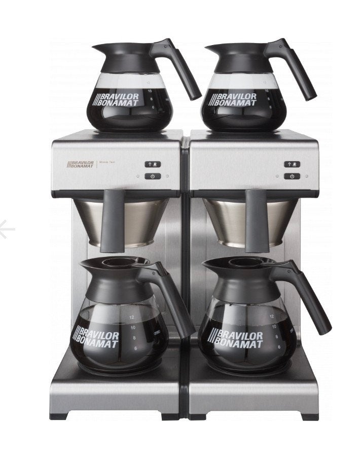 Bravilor Bonamat Mondo Twin Koffiezetapparaat, Witgoed en Apparatuur, Koffiezetapparaten, 10 kopjes of meer, Gemalen koffie, Ophalen of Verzenden