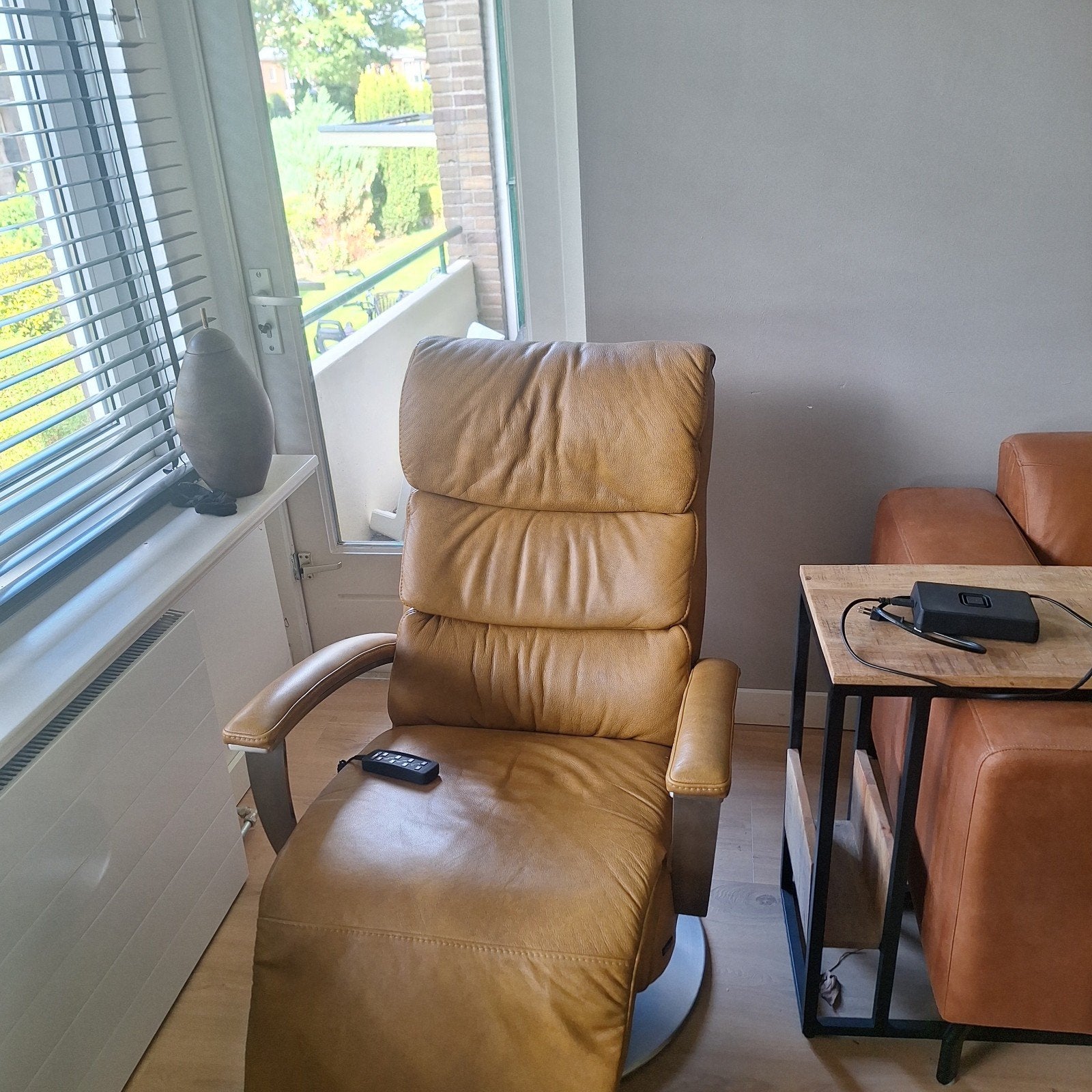 Himolla Relaxfauteuil - Zo goed als nieuw, Ophalen, Zo goed als nieuw, 50 tot 75 cm, Leer
