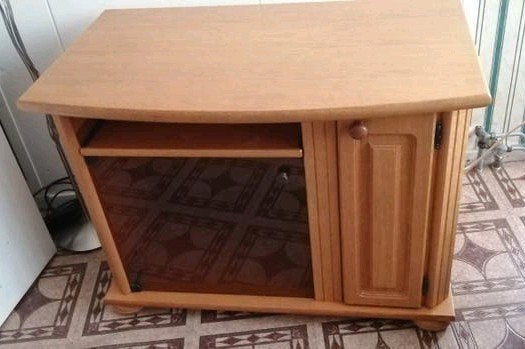 Vintage Massief Grenen TV/Computermeubel, Huis en Inrichting, Gebruikt, Vintage, Minder dan 100 cm, 25 tot 50 cm