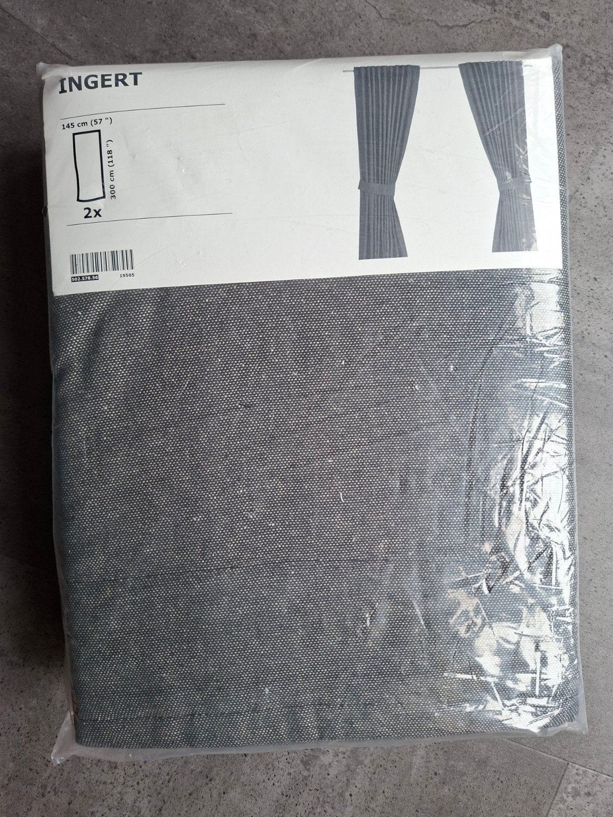 NIEUW! IKEA INGERT gordijnen 145 - 300,2 stuks in verpakking, Ophalen of Verzenden, Nieuw
