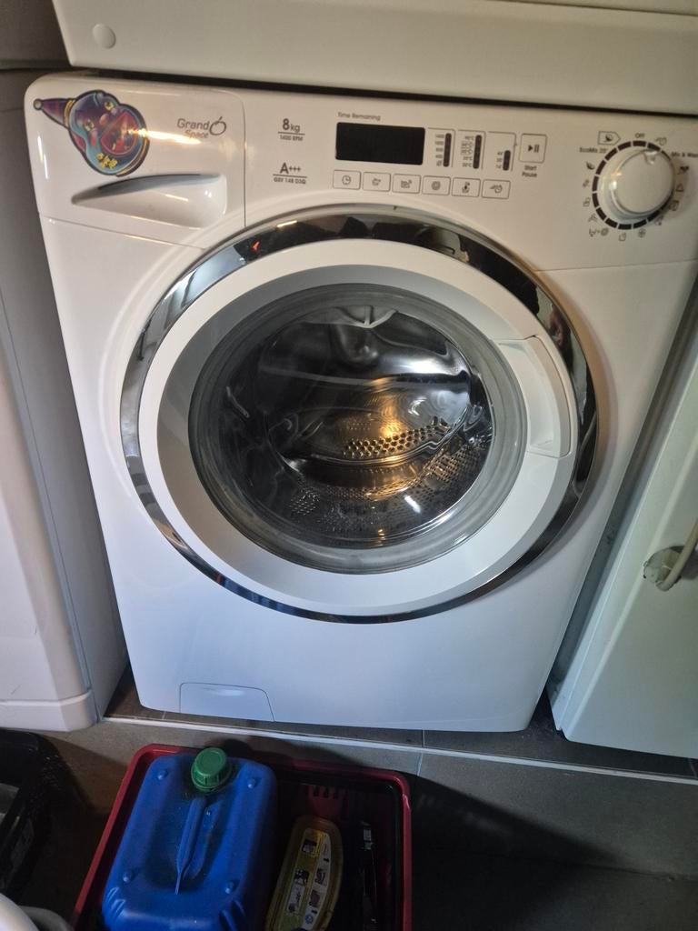 Candy Grand'O Space 8kg Wasmachine A+++ 1400 toeren, Ophalen, 1200 tot 1600 toeren, Gebruikt, 8 tot 10 kg