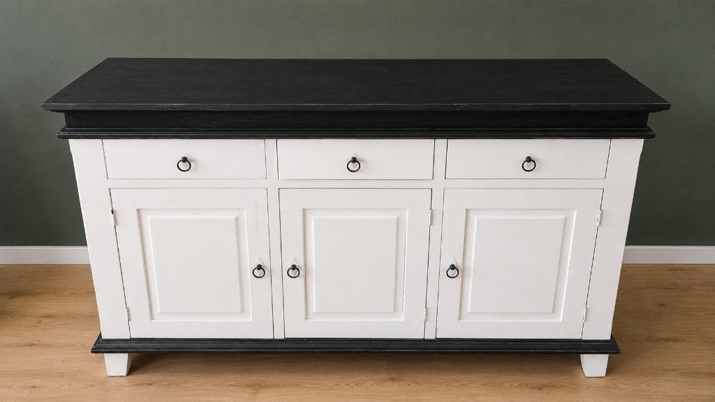Houten dressoir, Ophalen, Gebruikt, Met deur(en), 150 tot 200 cm
