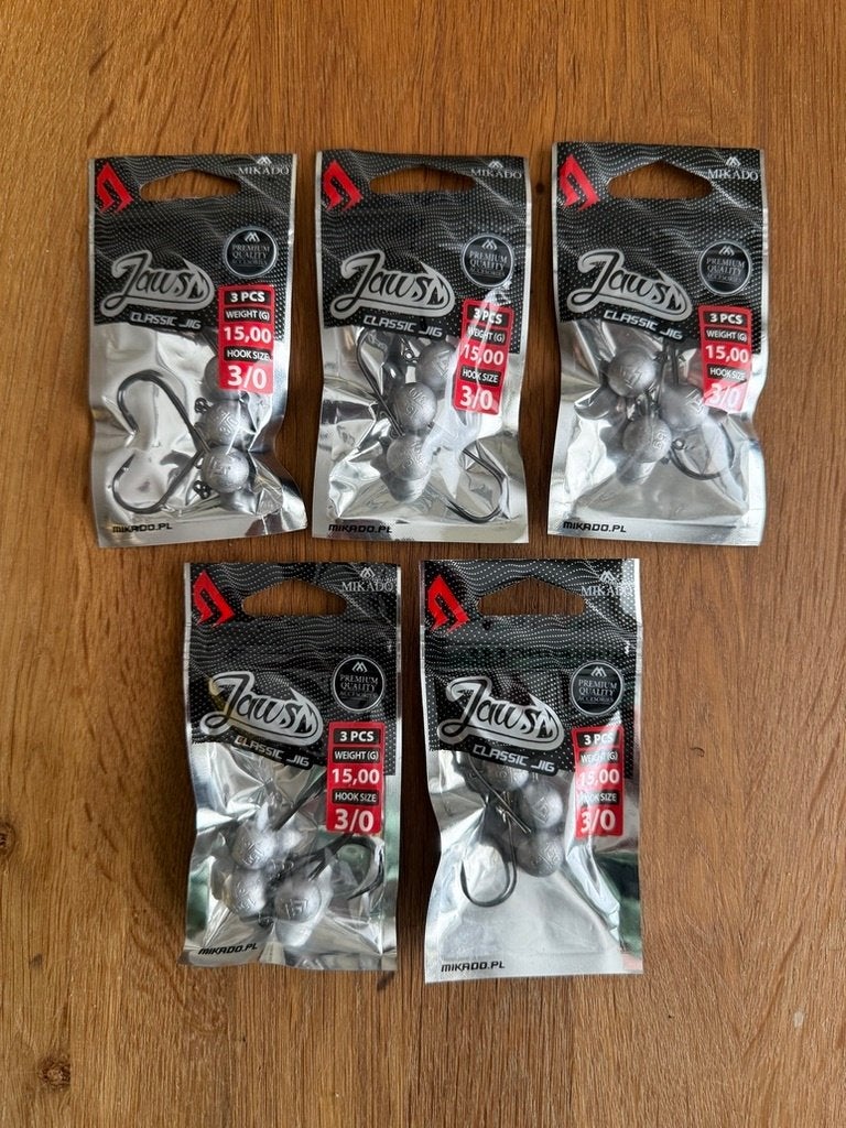 Mikado Jaws Classic Jig 15 g Haakmaat 3/0, Overige typen, Nieuw, Ophalen of Verzenden, E