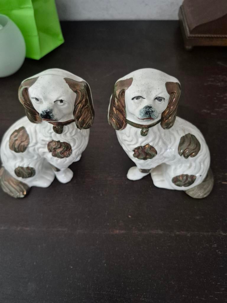 Vintage Hoerenhondjes - Decoratieve Beeldjes, Ophalen of Verzenden