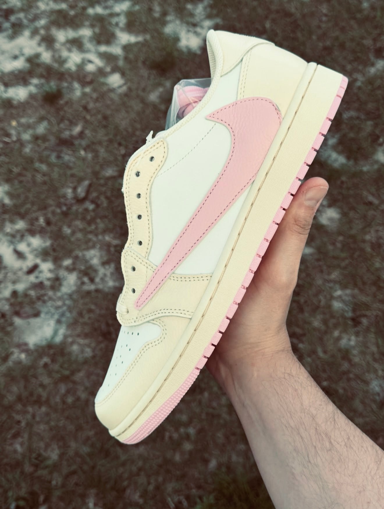 Nike Air Jordan 1 Low Travis (45,5), Kleding | Heren, Schoenen, Overige kleuren, Nieuw, Ophalen of Verzenden, Sneakers of Gympen