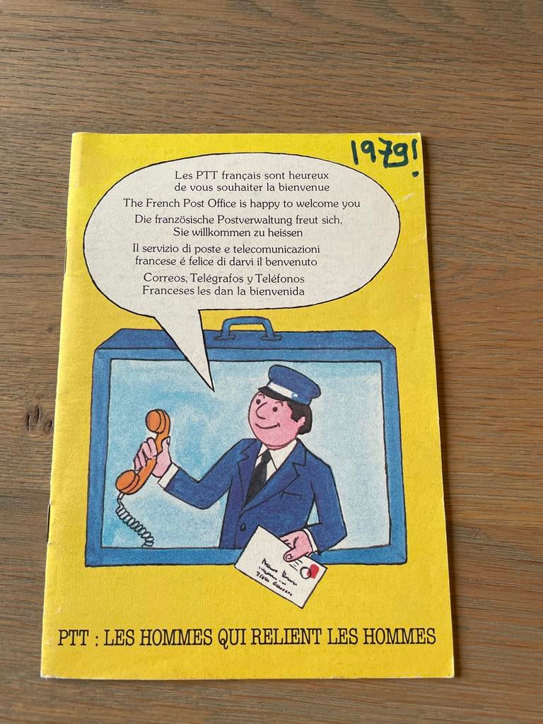 PTT Frankrijk Gids 1979 - Welkomstgids voor toeristen, Boeken, Ophalen of Verzenden, Gelezen, Folder