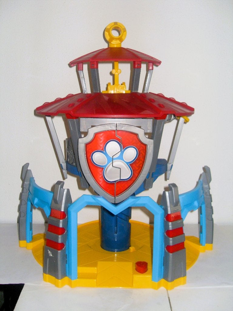 Paw Patrol Uitkijktoren Dino Rescue / Hoofdkwartier, Kinderen en Baby's, Speelgoed | Actiefiguren, Ophalen of Verzenden, Zo goed als nieuw