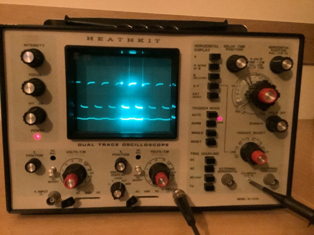 Heathkit IO-4235 oscilloscoop, Ophalen