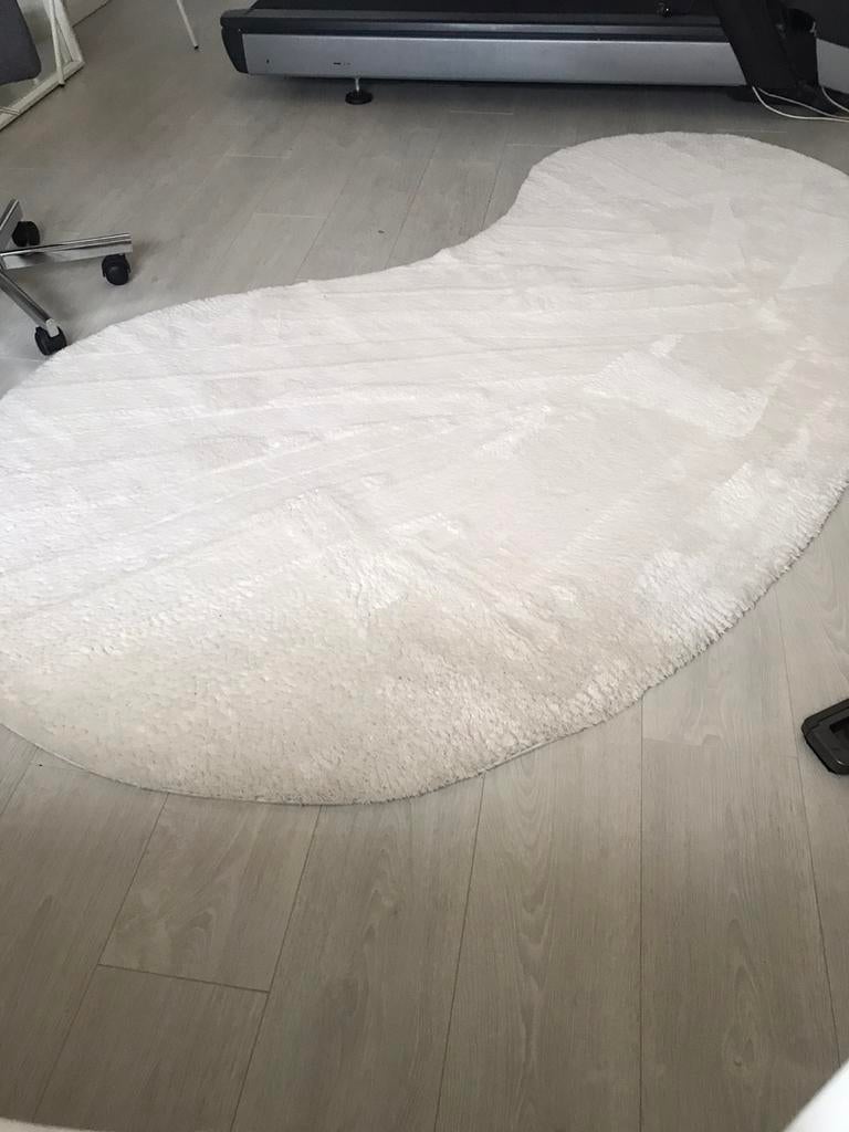 Beige vloerkleed zgan gekocht bij kwantum verkoopprijs 137,-, Beige, 200 cm of meer, Ophalen of Verzenden, Zo goed als nieuw