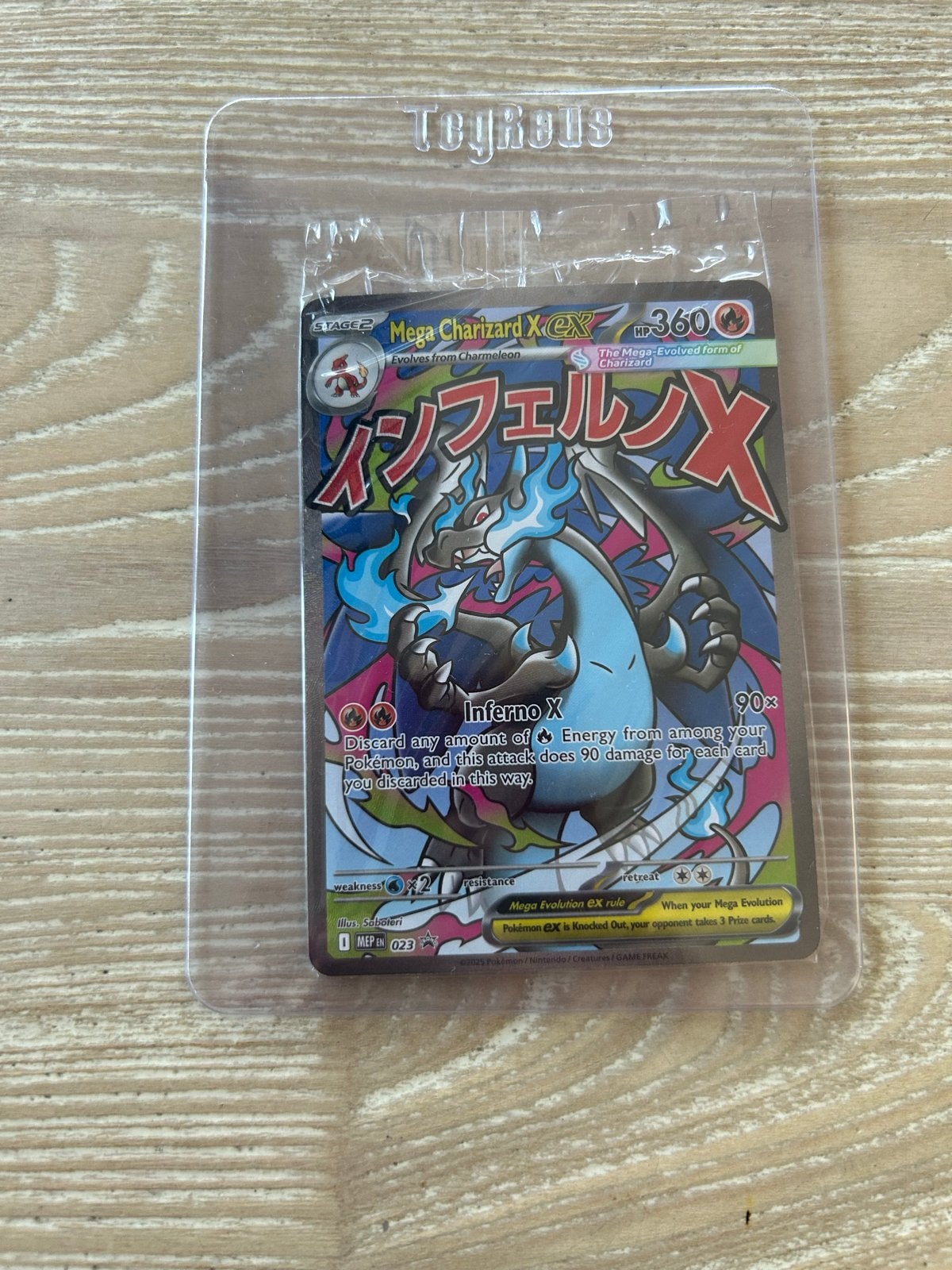 Mega Charizard EX SEALED, Ophalen of Verzenden, Zo goed als nieuw, Losse kaart