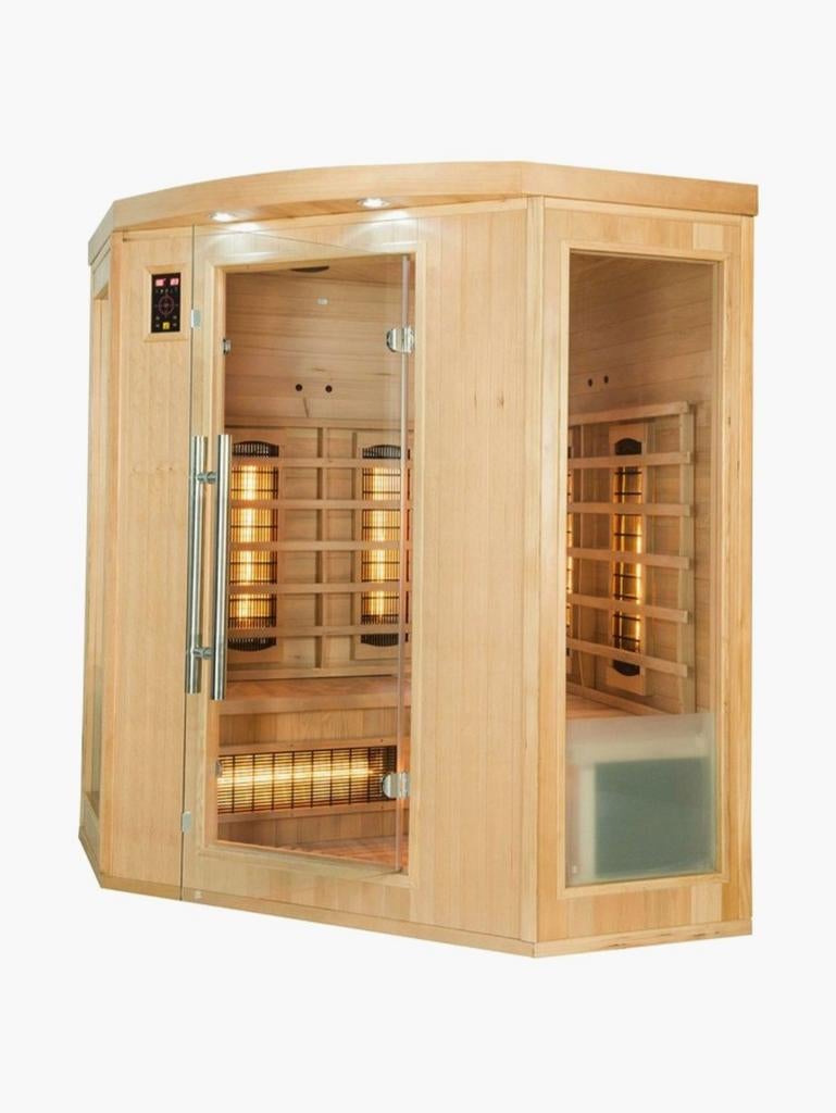 Infraroodsauna met LED-lichttherapie, Ophalen, Nieuw, Complete sauna