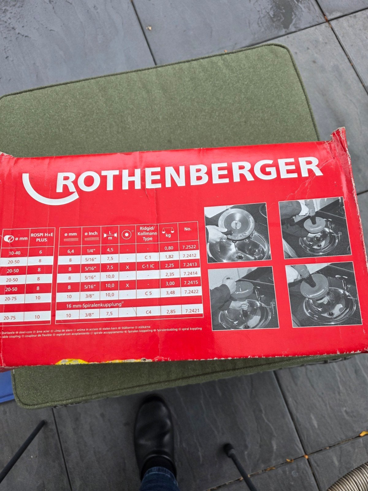 Rothenberger ROSPI H+E PLUS Rioolreinigingsapparaat, Ophalen, Nieuw, Overige typen