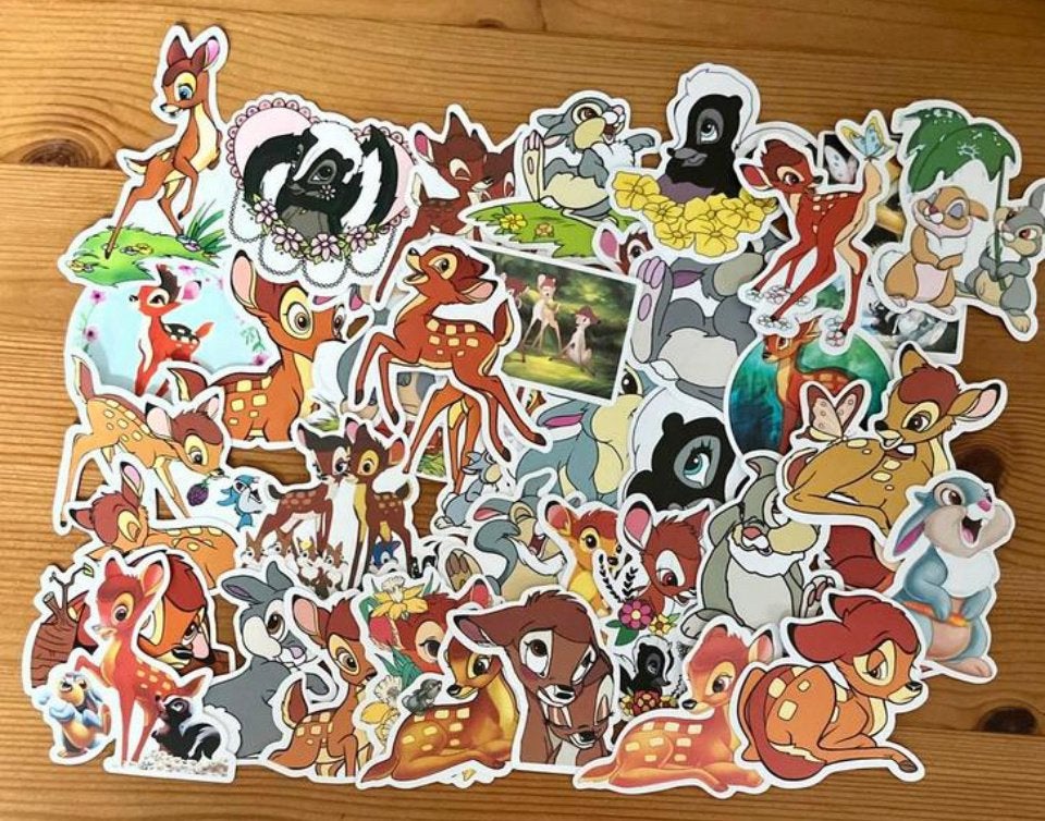 Bambi disney stickers, Verzenden, Nieuw, Meerdere stickers