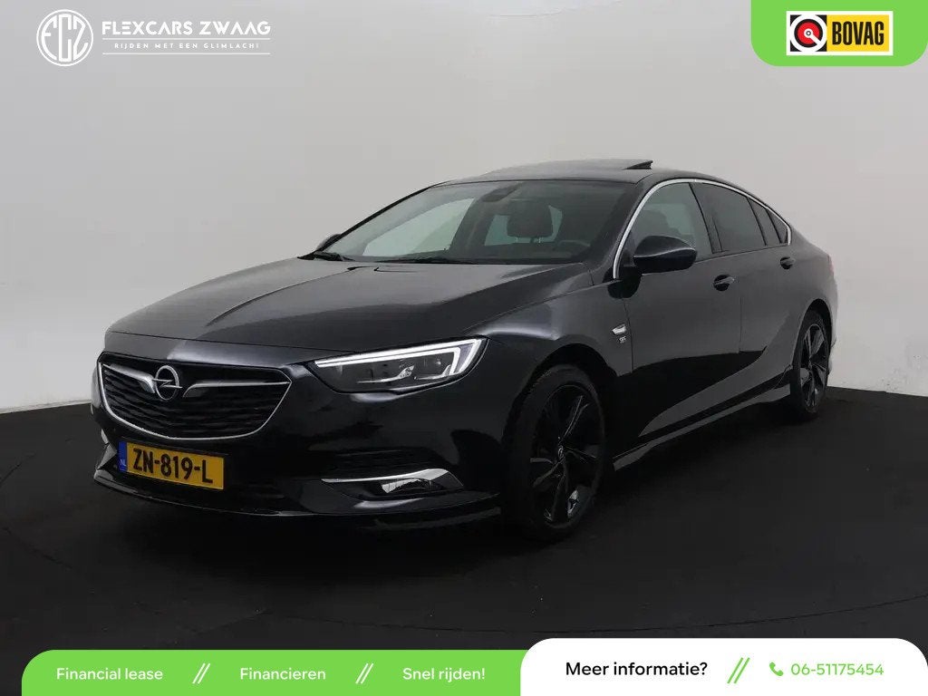 Opel Insignia Grand Sport 1.5 Turbo Exclusive - Automaat - L, Dealer onderhouden, Gebruikt, 4 cilinders, 700 kg