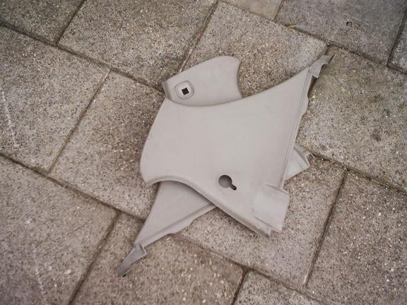 Set achterste raamstijlen Mazda MX3, Ophalen of Verzenden