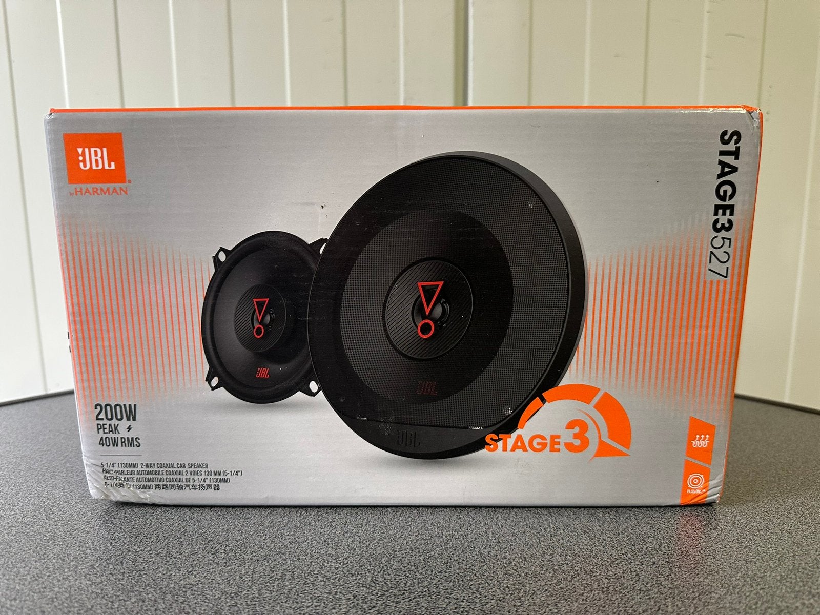 JBL Stage3 527 - 13cm Coaxiale speakers - 200 Watt piek, Ophalen of Verzenden, Zo goed als nieuw