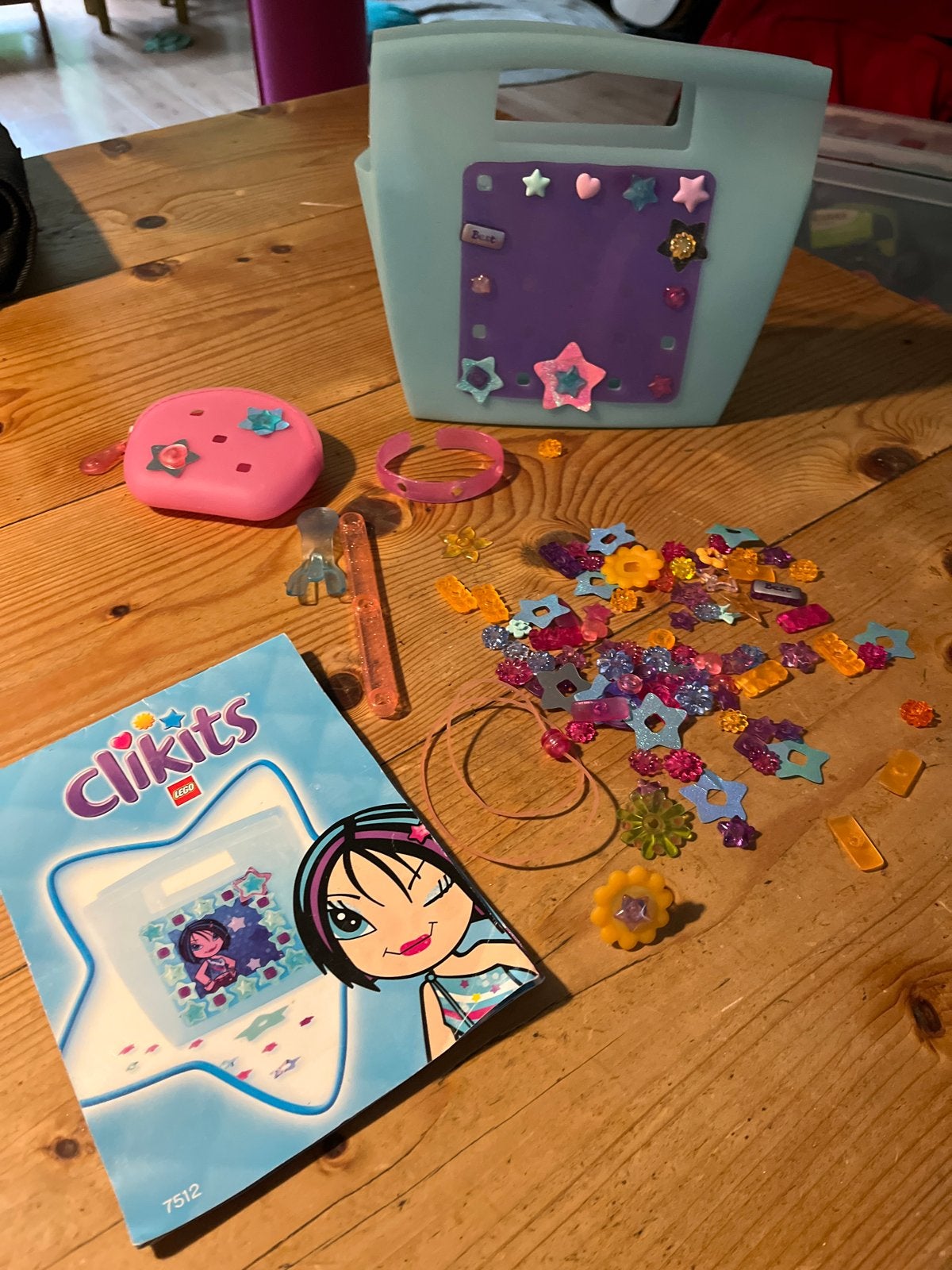 Lego Clikits 7512 - Creatieve Tas met Accessoires, Ophalen of Verzenden, Zo goed als nieuw, Knutselen