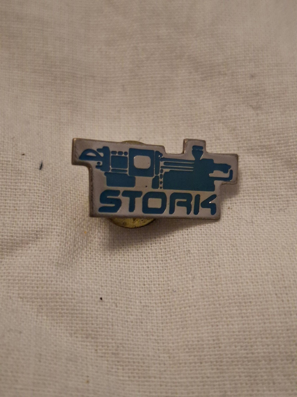 Vintage Stork Speldje/Pin - Transport, Verzamelen, Ophalen of Verzenden, Gebruikt, Transport, Speldje of Pin